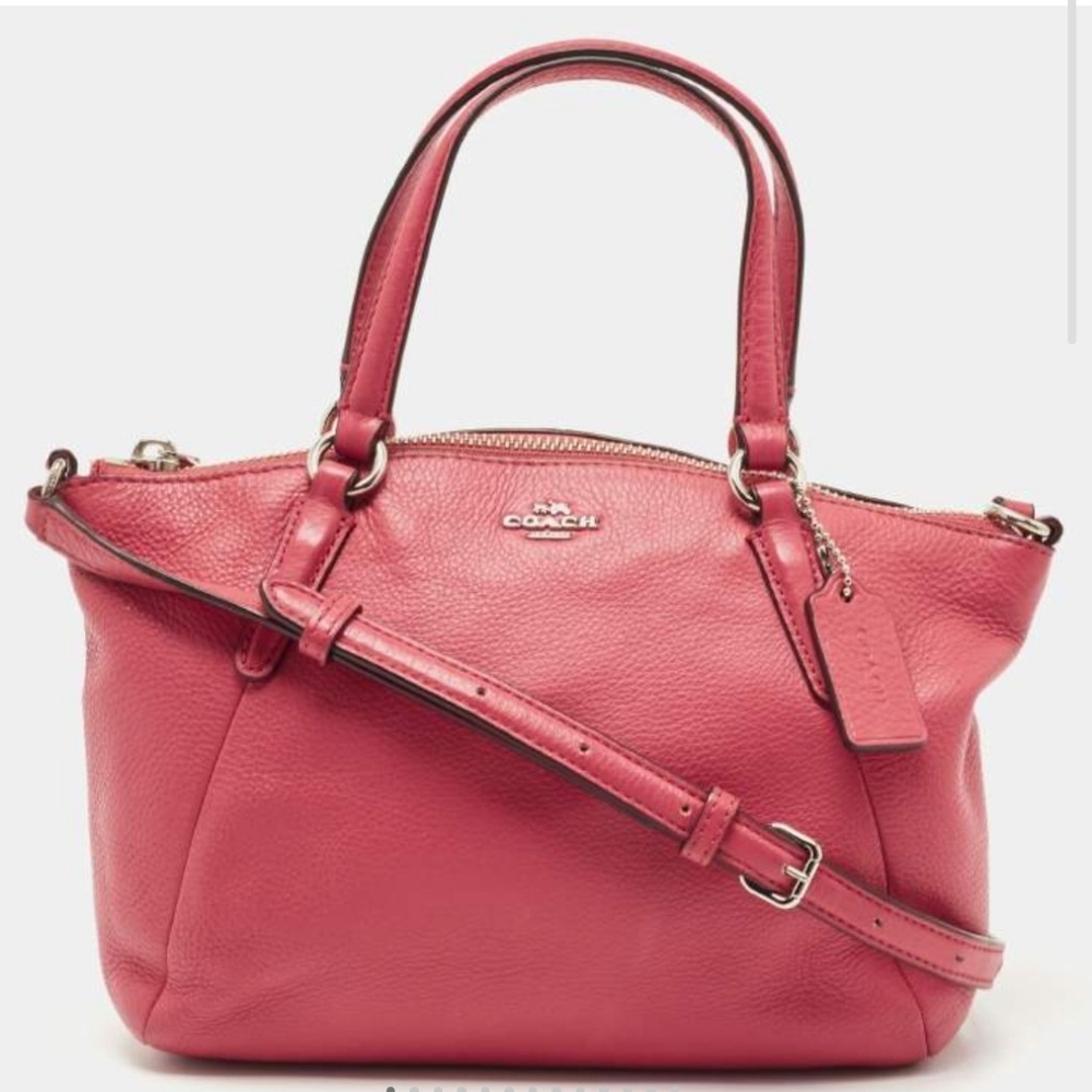 Coach Kelsey Mini Tote/Crossbody Bag With Zipper Closure